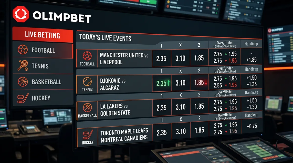 Коэффициенты на спорт — широкая линия ставок